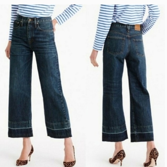 J. Crew Denim - NWT J. Crew Point Sur High Rise Cullote Jeans 30